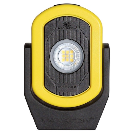 Maxxeon 720 Lumen Hiviz Yellow Cyclops Rechargeable Work Light MA99174